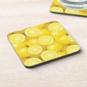 Dessous-de-verre Motif au citron 2 (Côté gauche)
