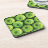 Dessous-de-verre Motif avec les pommes vertes (Côté gauche)