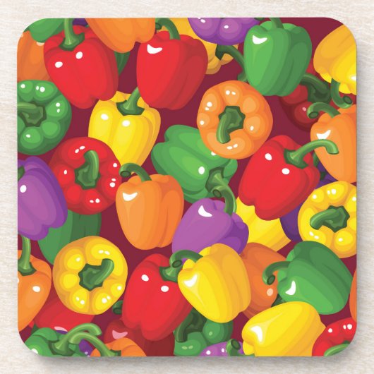 Dessous-de-verre Motif Bell Pepper (Devant)