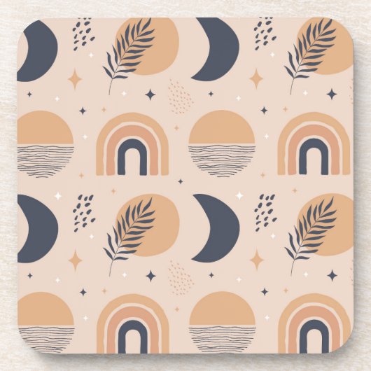 Dessous-de-verre Motif bio Boho (Devant)