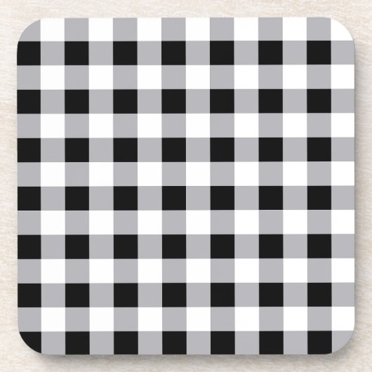 Dessous-de-verre Motif blanc gris gris (Devant)