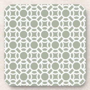 Dessous-de-verre Motif blanc sans faille do-it-yourself couleur Arr