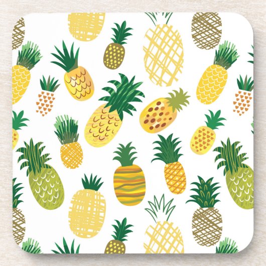 Dessous-de-verre Motif branché d'ananas (Devant)