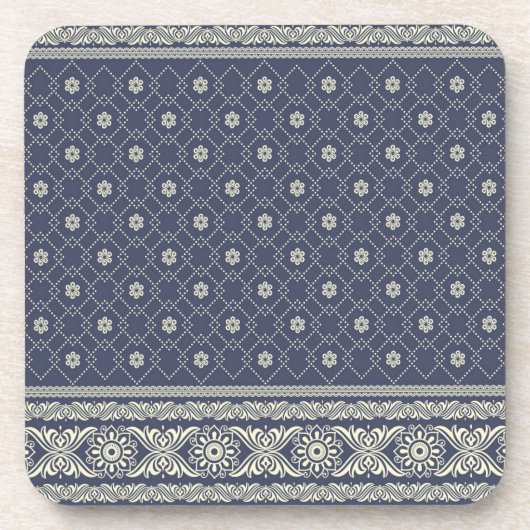 Dessous-de-verre Motif brocart (Devant)