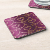 Dessous-de-verre Motif brocart (Côté gauche)