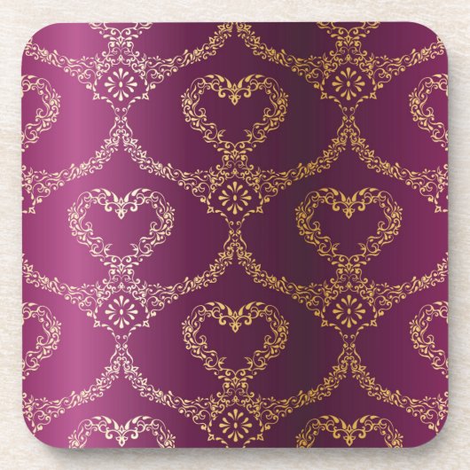 Dessous-de-verre Motif brocart (Devant)