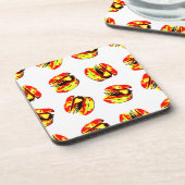 Dessous-de-verre Motif Burger (Côté gauche)