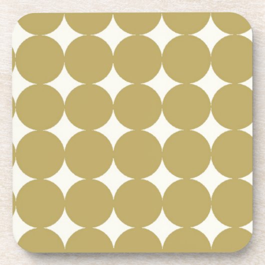 Dessous-de-verre Motif Cercles verts (Devant)