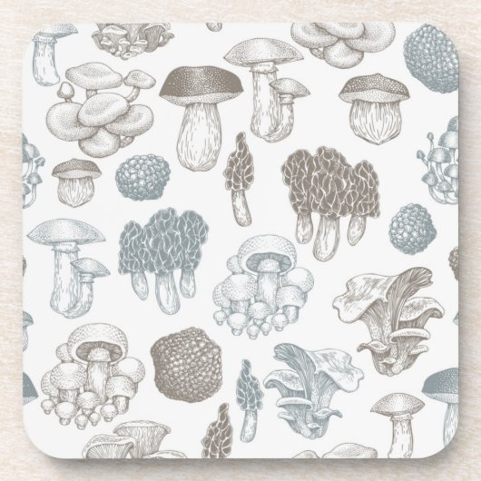 Dessous-de-verre Motif champignon (Devant)
