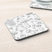 Dessous-de-verre Motif champignon (Côté gauche)