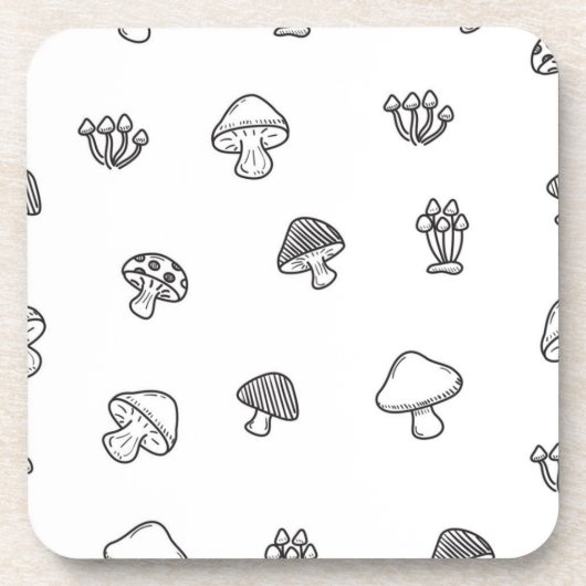 Dessous-de-verre Motif champignon (Devant)
