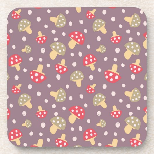 Dessous-de-verre Motif champignon (Devant)