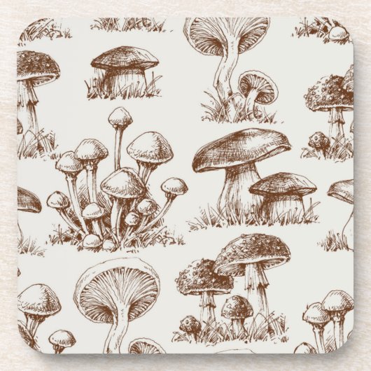 Dessous-de-verre Motif champignon (Devant)