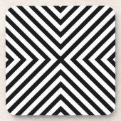 Dessous-de-verre Motif Chevron Abstrait moderne (Devant)