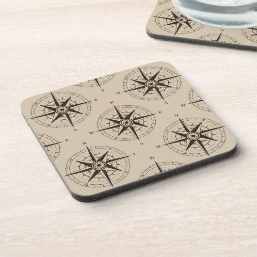 Dessous-de-verre Motif Compass de navigation (Côté gauche)