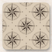 Dessous-de-verre Motif Compass de navigation (Devant)
