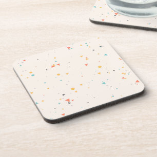 Dessous-de-verre Motif Confetti Dots & Triangle