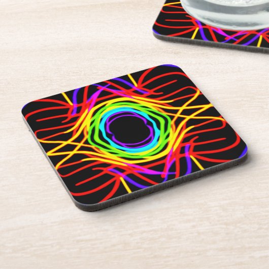 Dessous-de-verre Motif couleur dynamique (Côté gauche)