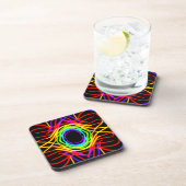 Dessous-de-verre Motif couleur dynamique (Côté Droit)