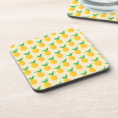 Dessous-de-verre Motif d'ananas jaune vif (Côté gauche)