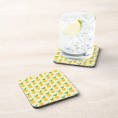 Dessous-de-verre Motif d'ananas jaune vif (Côté Droit)