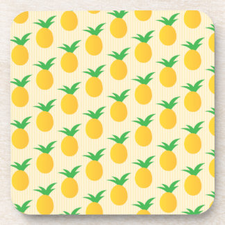 Dessous-de-verre Motif d'ananas jaune vif