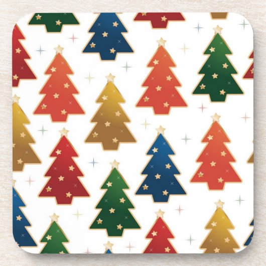 Dessous-de-verre Motif d'arbre de Noël (Devant)