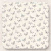 Motif d'art en ligne de papillon