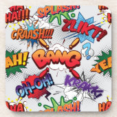 Dessous-de-verre Motif de bulle Superhero (Devant)