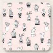 Dessous-de-verre Motif de Cactus à main fine (Devant)