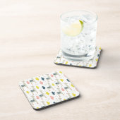 Dessous-de-verre Motif de cactus et de lamas (Côté Droit)