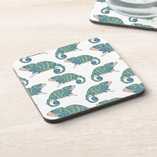 Dessous-de-verre Motif de caméléon (Côté gauche)