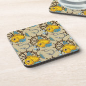 Dessous-de-verre Motif de capitaine de la marine marchande poisson (Côté gauche)