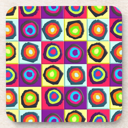 Dessous-de-verre motif de cercles (Devant)