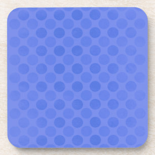 Dessous-de-verre Motif de cercles bleus rétrogradés
