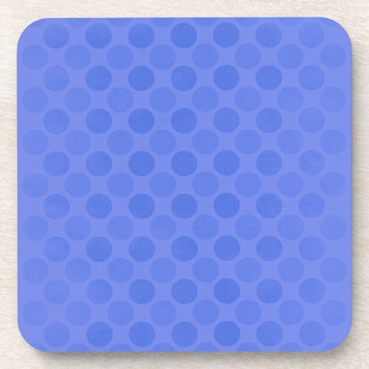 Dessous-de-verre Motif de cercles bleus rétrogradés (Devant)