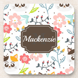 Dessous-de-verre Motif de chats mignons