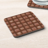 Dessous-de-verre Motif de chocolat (Côté gauche)