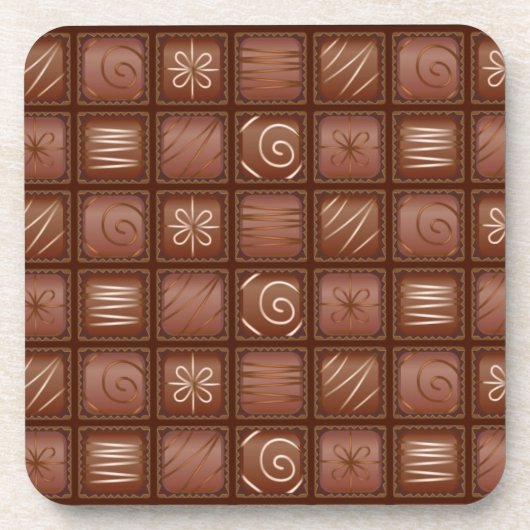 Dessous-de-verre Motif de chocolat (Devant)