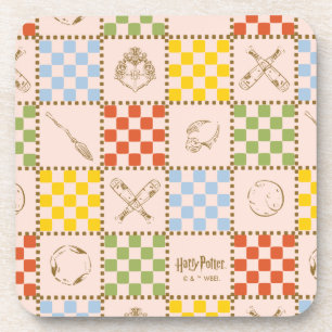 DESSOUS-DE-VERRE MOTIF DE CONTRÔLE D'ÉQUIPE QUIDDITCH™ HOGWARTS™