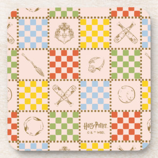 DESSOUS-DE-VERRE MOTIF DE CONTRÔLE D'ÉQUIPE QUIDDITCH™ HOGWARTS™