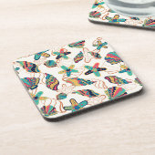 Dessous-de-verre Motif de coquillages colorés (Côté gauche)