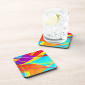 Dessous-de-verre Motif de couleur expressif (Côté Droit)