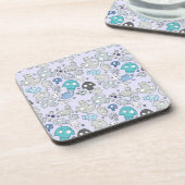 Dessous-de-verre Motif de crâne (Côté gauche)