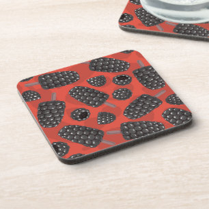 Dessous-de-verre Motif de crème glacée Blackberry et Blackberry