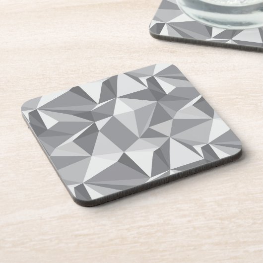 Dessous-de-verre Motif de diamant - polygone abstrait (Côté gauche)