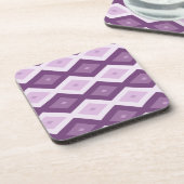 Dessous-de-verre Motif de diamant violet (Côté gauche)