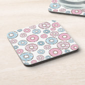 Dessous-de-verre Motif De Donuts, Donuts Roses, Donuts Bleus (Côté gauche)