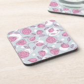 Dessous-de-verre Motif de fleurs (Côté gauche)