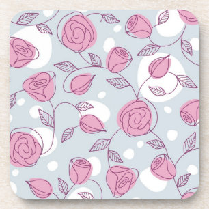 Dessous-de-verre Motif de fleurs